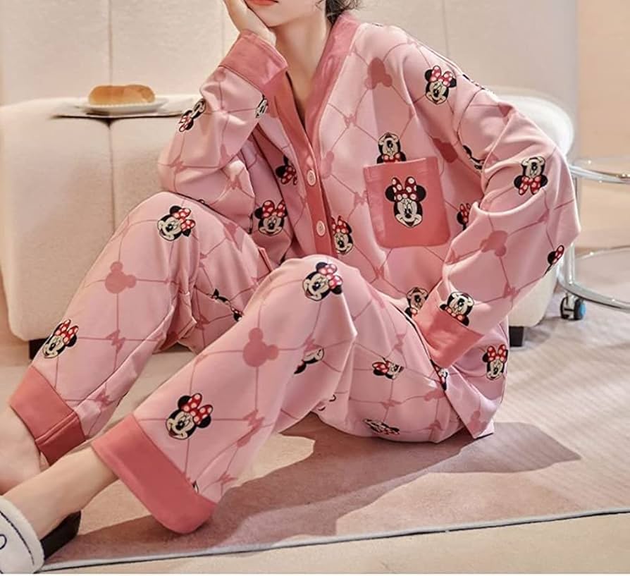 ミニー　ルームウェア Amazon.co.jp: ミニーミニーマウス パジャマ ルームウェア